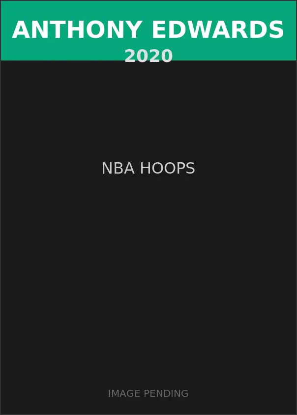 Anthony Edwards 2020 NBA Hoops Card