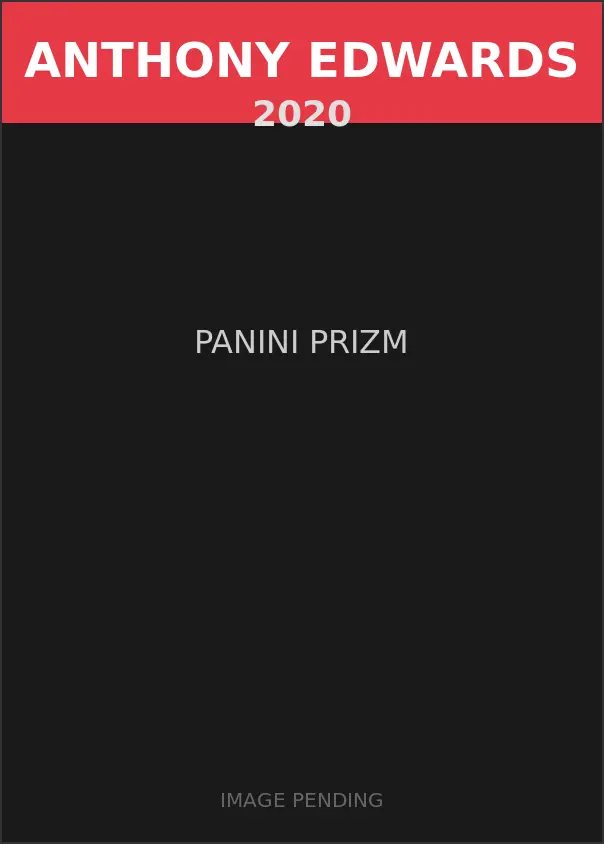 Anthony Edwards 2020 Panini Prizm Card