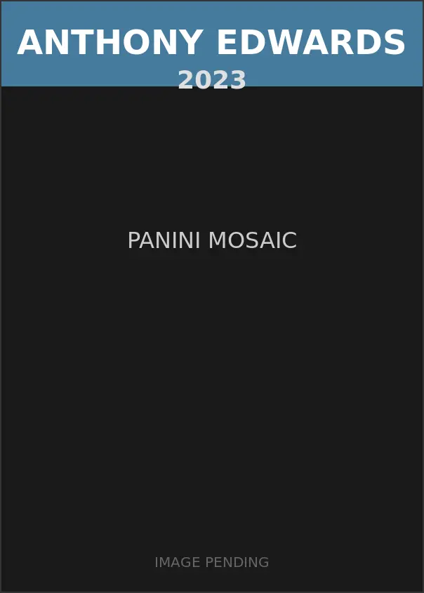 Anthony Edwards 2023 Panini Mosaic Card