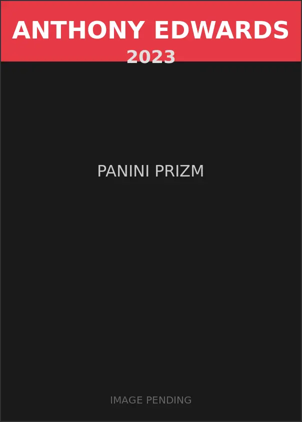 Anthony Edwards 2023 Panini Prizm Card