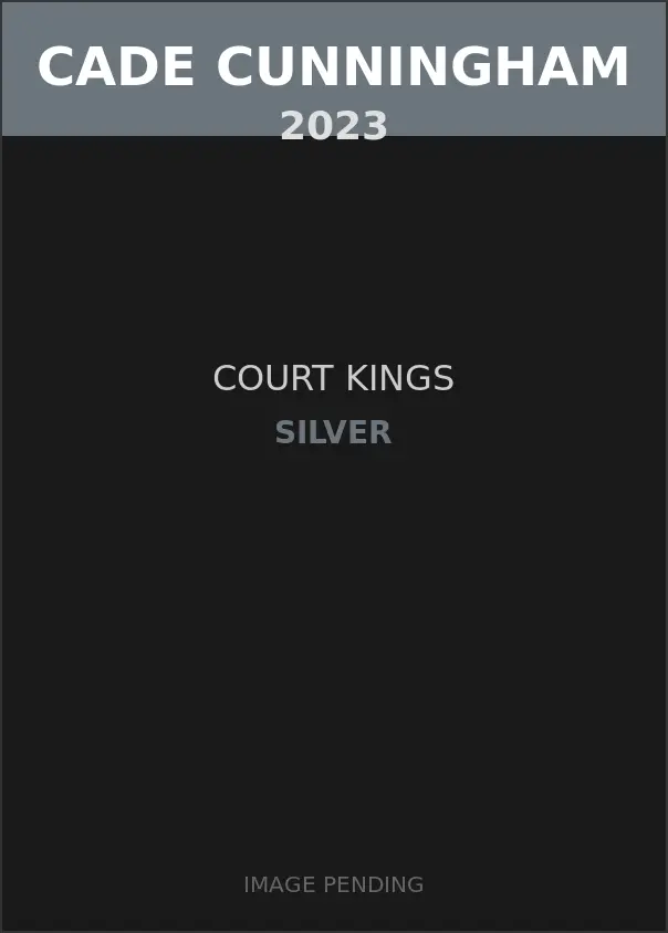 Cade Cunningham 2023 Court Kings Silver Card