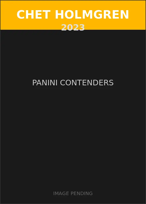 Chet Holmgren 2023 Panini Contenders Card