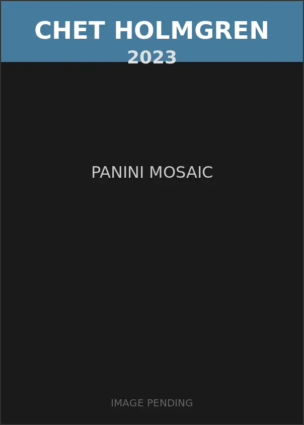 Chet Holmgren 2023 Panini Mosaic Card