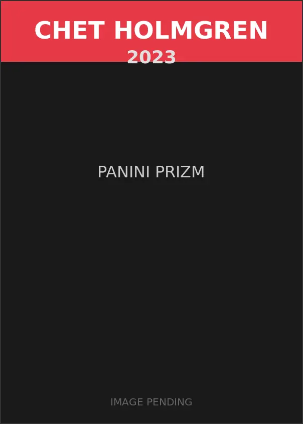 Chet Holmgren 2023 Panini Prizm Card