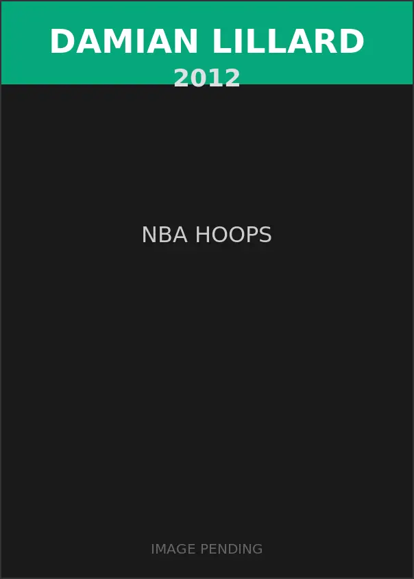 Damian Lillard 2012 NBA Hoops Card