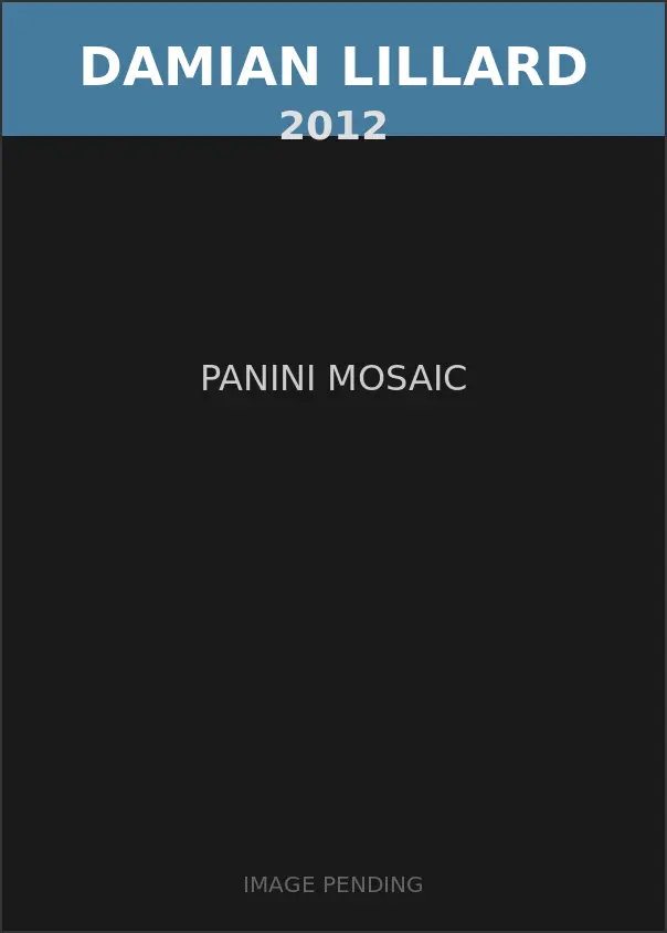 Damian Lillard 2012 Panini Mosaic Card