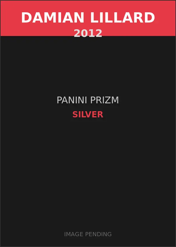 Damian Lillard 2012 Panini Prizm Silver Card