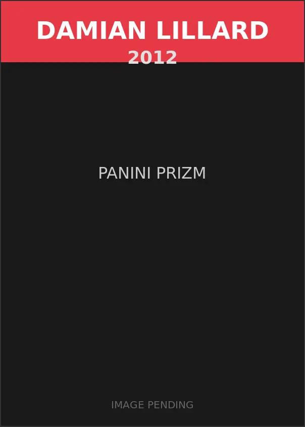 Damian Lillard 2012 Panini Prizm Card