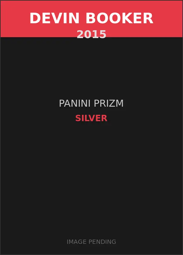 Devin Booker 2015 Panini Prizm Silver Card