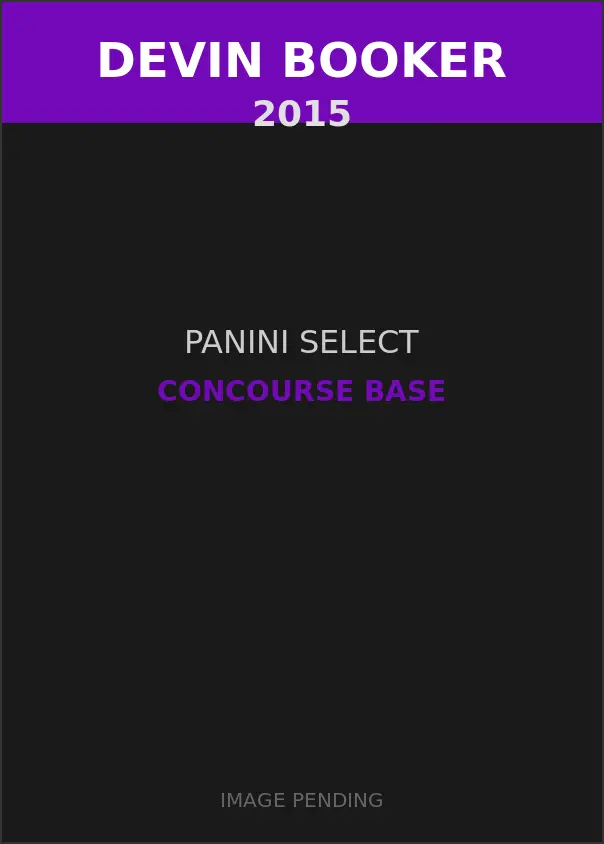 Devin Booker 2015 Panini Select Concourse Base Card