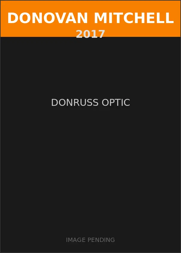 Donovan Mitchell 2017 Donruss Optic Card