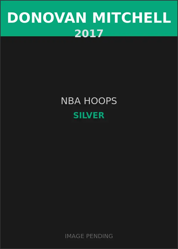 Donovan Mitchell 2017 NBA Hoops Silver Card