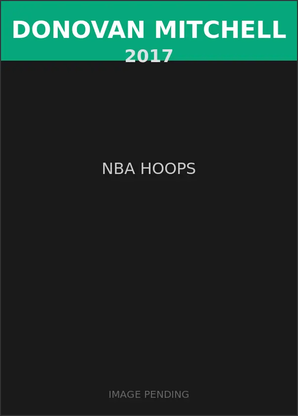 Donovan Mitchell 2017 NBA Hoops Card