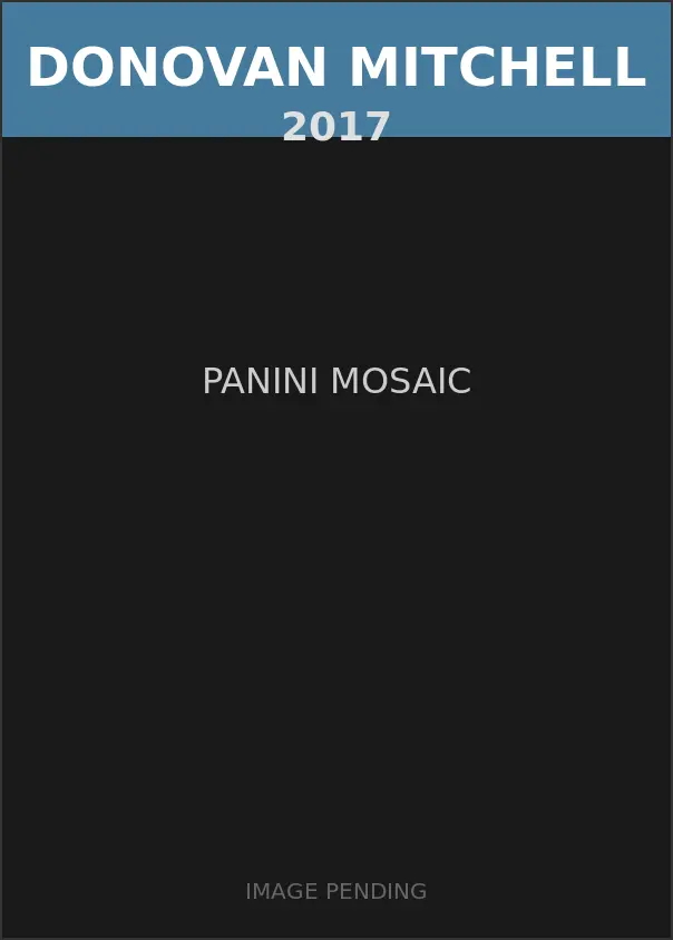 Donovan Mitchell 2017 Panini Mosaic Card