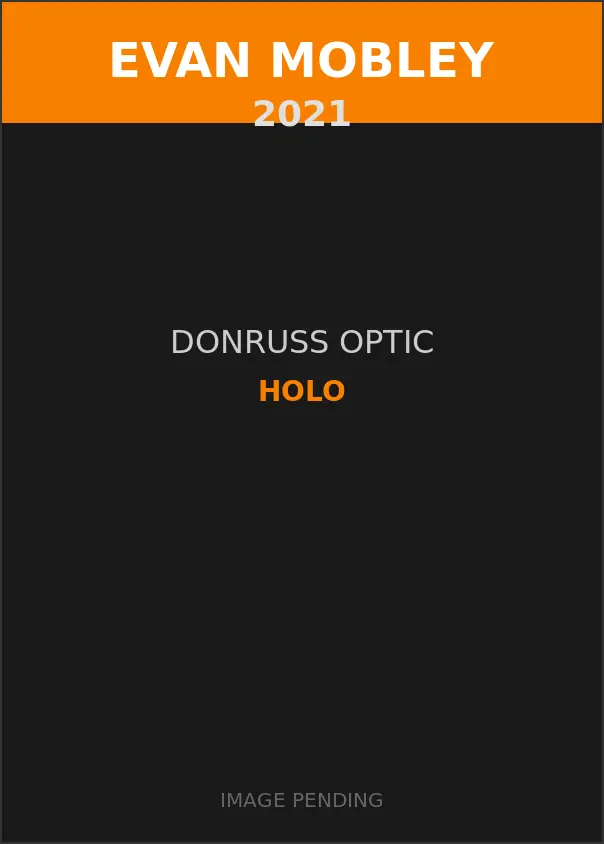 Evan Mobley 2021 Donruss Optic Holo Card