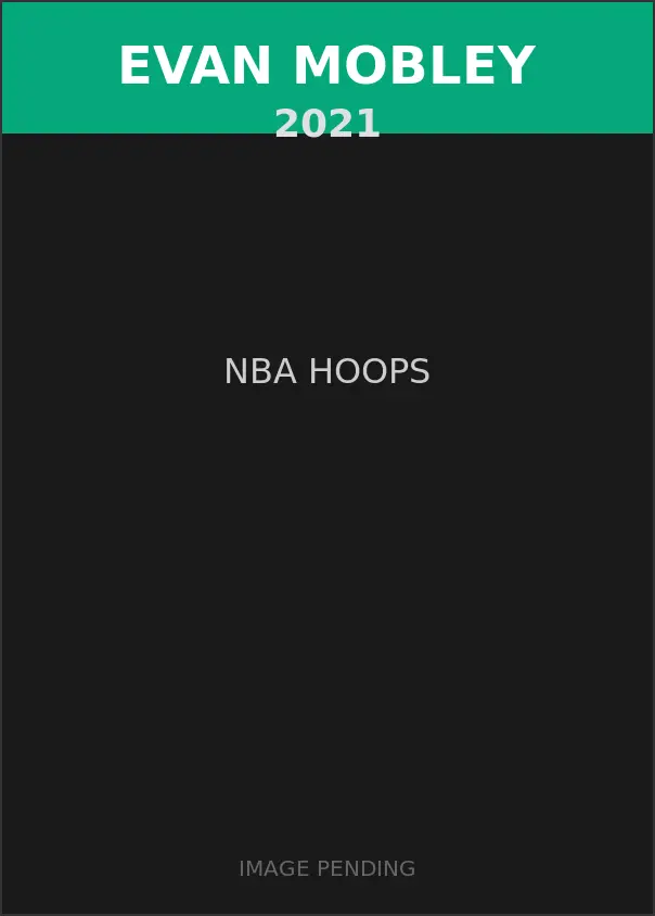 Evan Mobley 2021 NBA Hoops Card