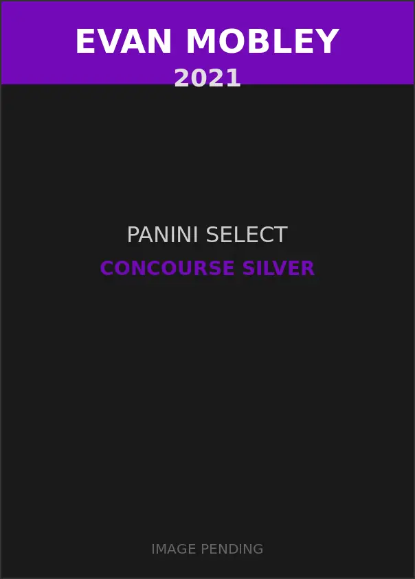 Evan Mobley 2021 Panini Select Concourse Silver Card