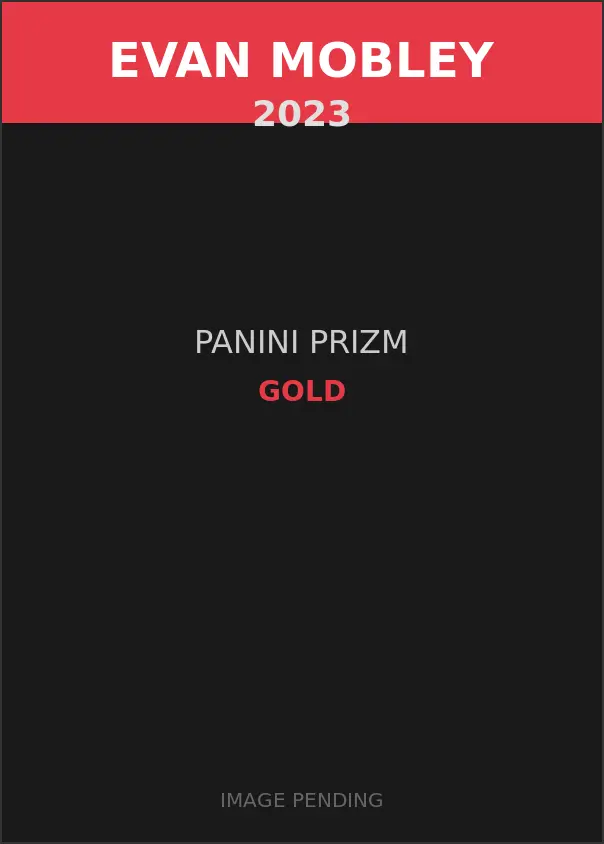 Evan Mobley 2023 Panini Prizm Gold Card