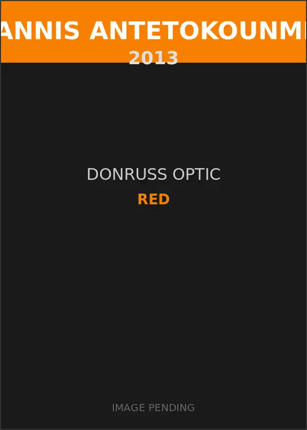 Giannis Antetokounmpo 2013 Donruss Optic Red Card