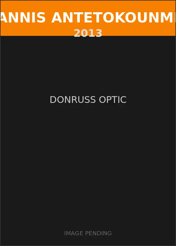 Giannis Antetokounmpo 2013 Donruss Optic Card