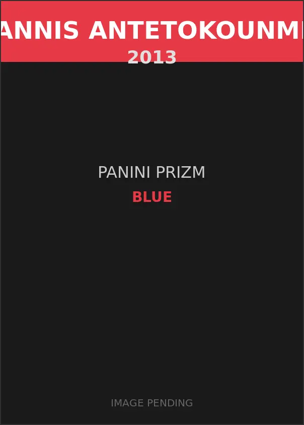 Giannis Antetokounmpo 2013 Panini Prizm Blue Card