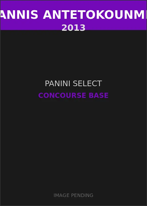 Giannis Antetokounmpo 2013 Panini Select Concourse Base Card