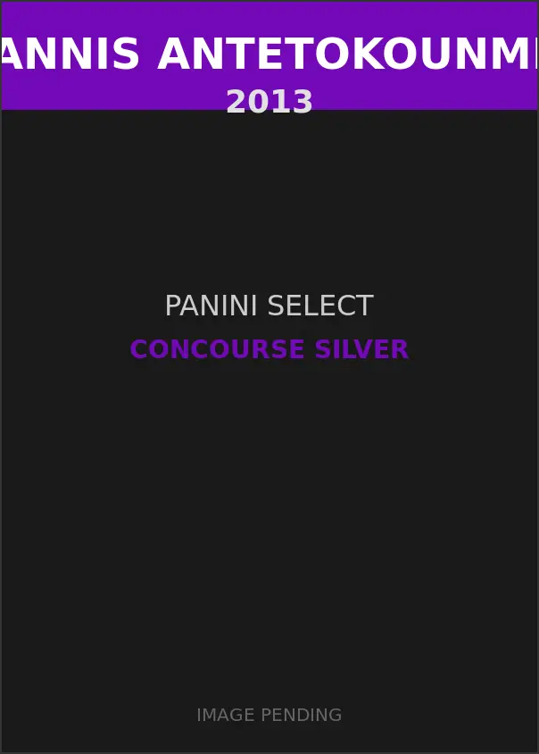 Giannis Antetokounmpo 2013 Panini Select Concourse Silver Card