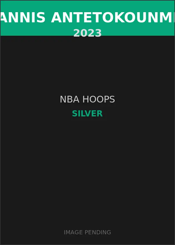 Giannis Antetokounmpo 2023 NBA Hoops Silver Card
