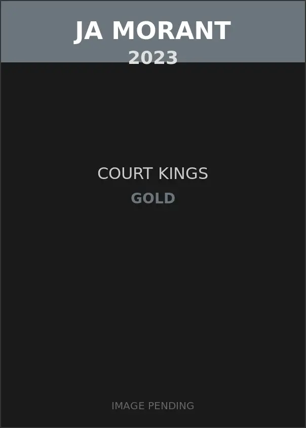 Ja Morant 2023 Court Kings Gold Card