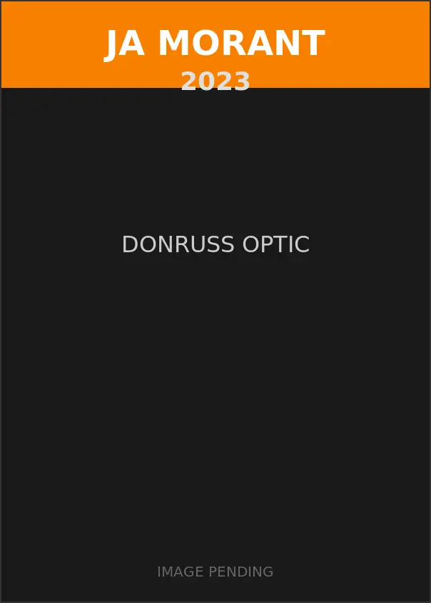 Ja Morant 2023 Donruss Optic Card