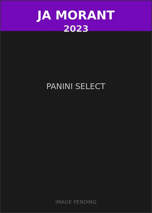 Ja Morant 2023 Panini Select Card