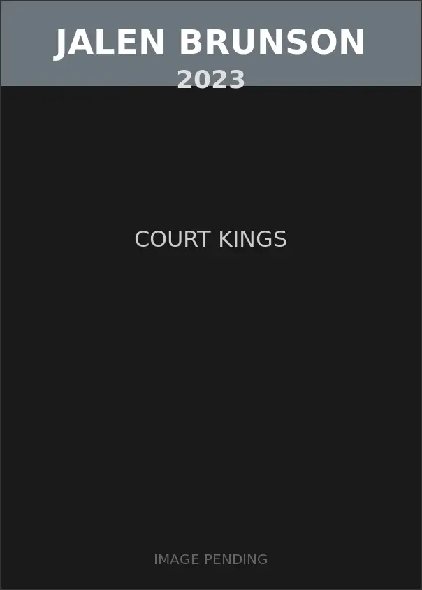 Jalen Brunson 2023 Court Kings Card