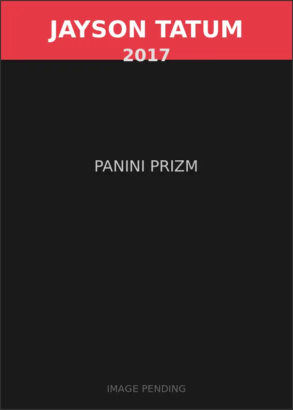 Jayson Tatum 2017 Panini Prizm Card