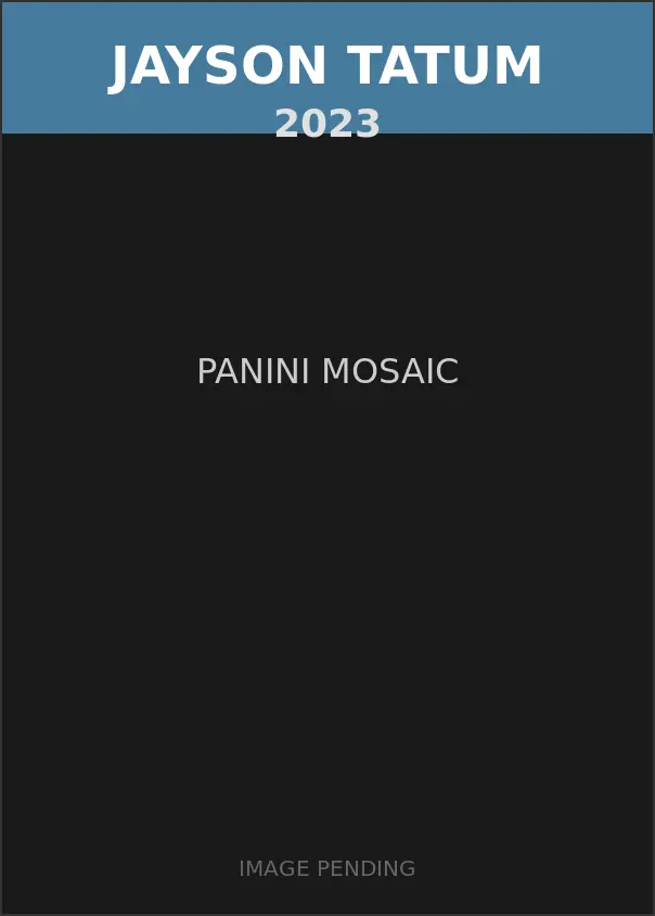 Jayson Tatum 2023 Panini Mosaic Card