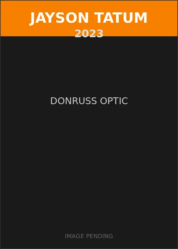 Jayson Tatum 2023 Donruss Optic Card