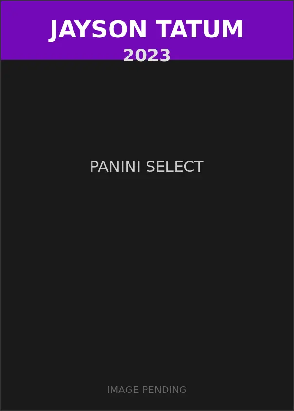 Jayson Tatum 2023 Panini Select Card