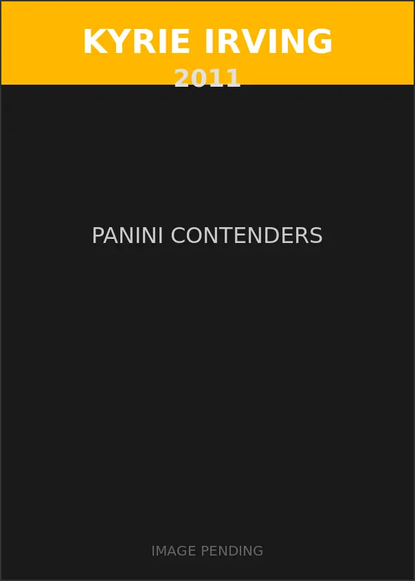Kyrie Irving 2011 Panini Contenders Card