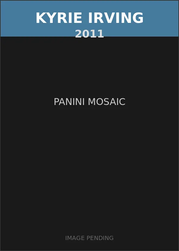 Kyrie Irving 2011 Panini Mosaic Card