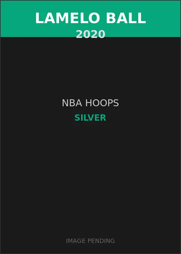 LaMelo Ball 2020 NBA Hoops Silver Card
