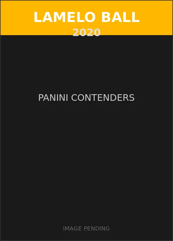 LaMelo Ball 2020 Panini Contenders Card