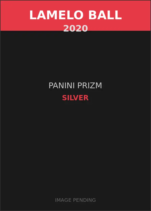 LaMelo Ball 2020 Panini Prizm Silver Card