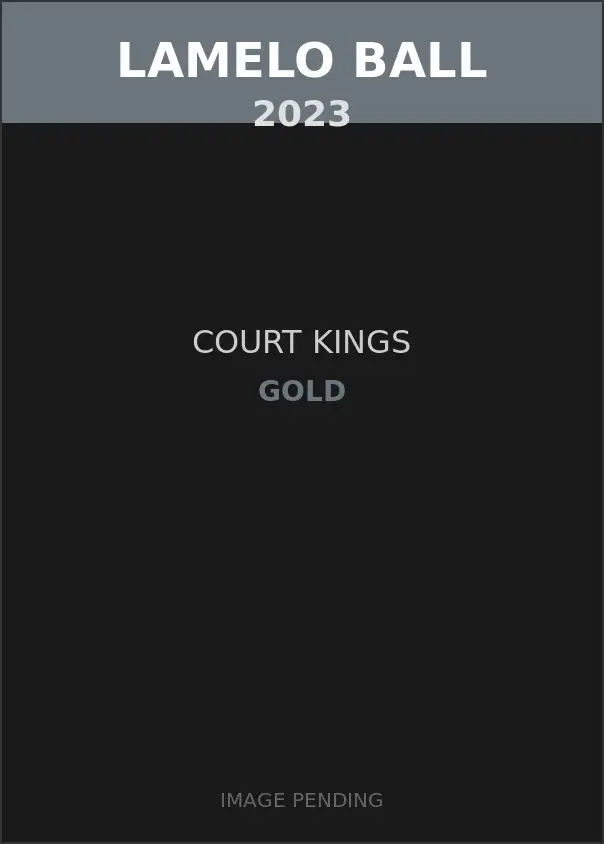 LaMelo Ball 2023 Court Kings Gold Card