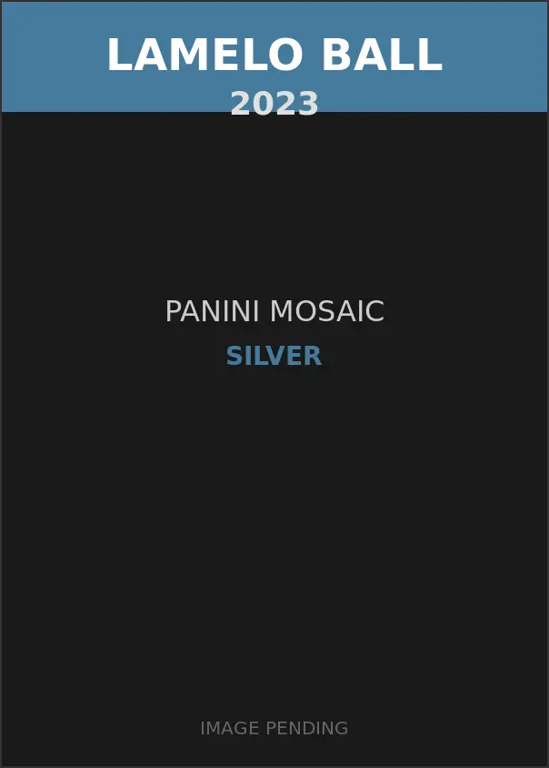 LaMelo Ball 2023 Panini Mosaic Silver Card