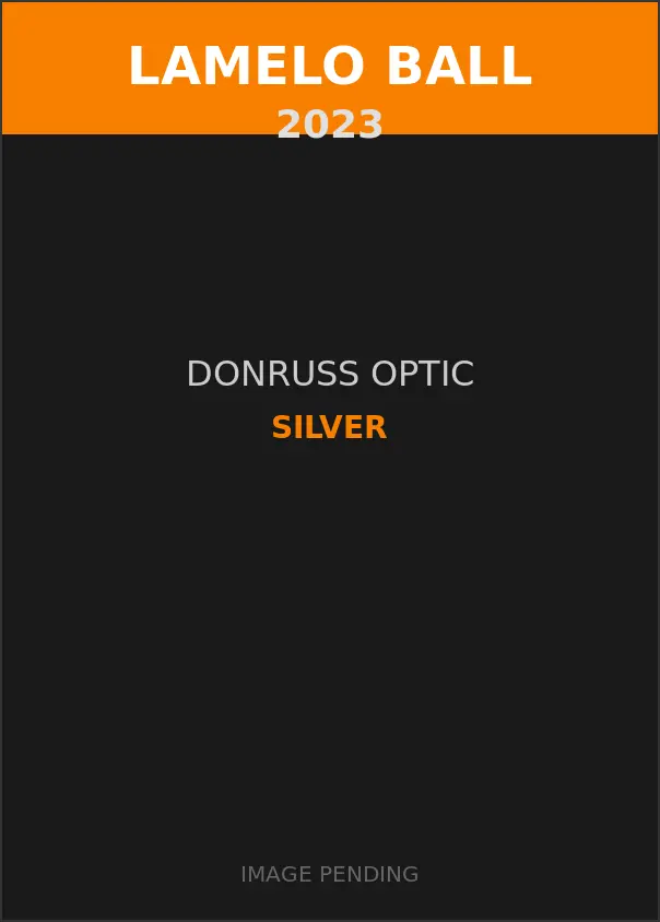 LaMelo Ball 2023 Donruss Optic Silver Card