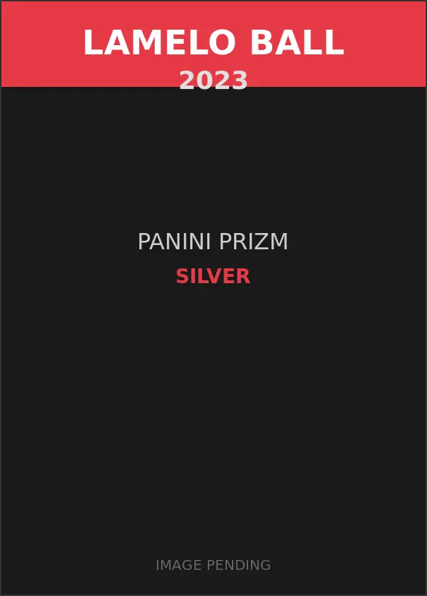 LaMelo Ball 2023 Panini Prizm Silver Card