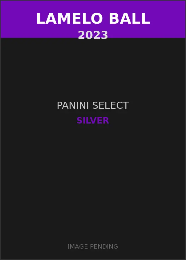 LaMelo Ball 2023 Panini Select Silver Card