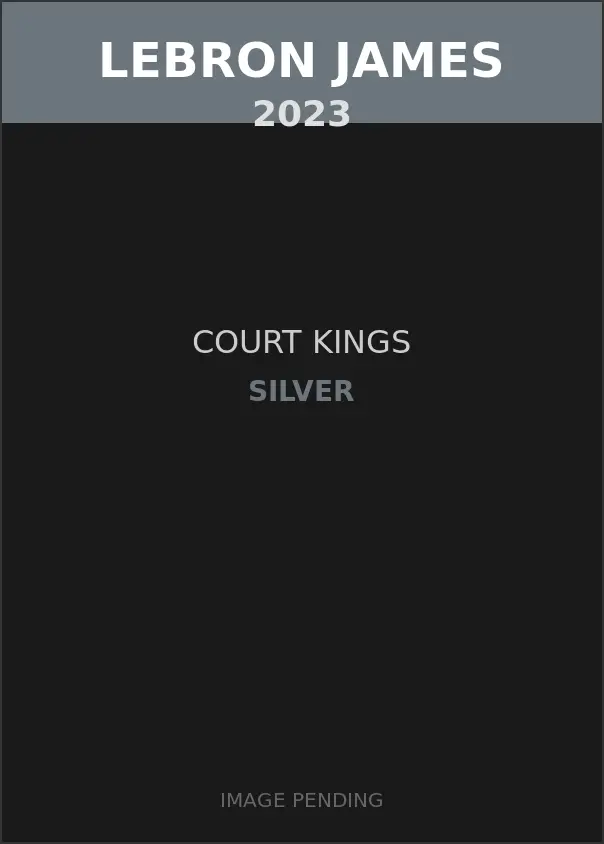 LeBron James 2023 Court Kings Silver Card