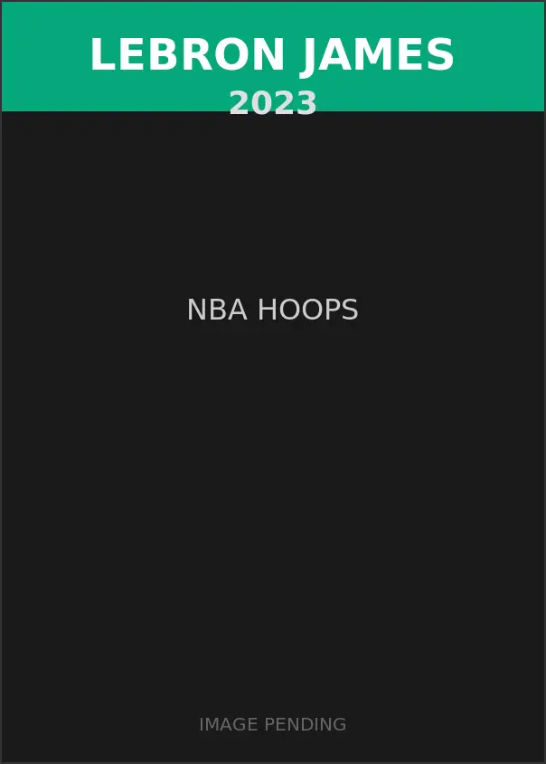 LeBron James 2023 NBA Hoops Card