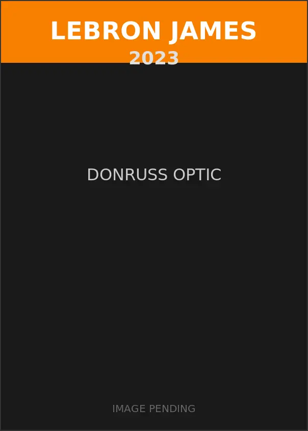 LeBron James 2023 Donruss Optic Card