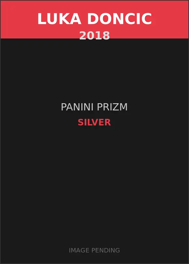 Luka Doncic 2018 Panini Prizm Silver Card